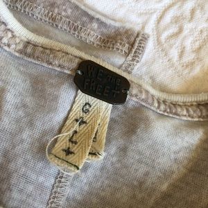 Free People snake skin oversized tee